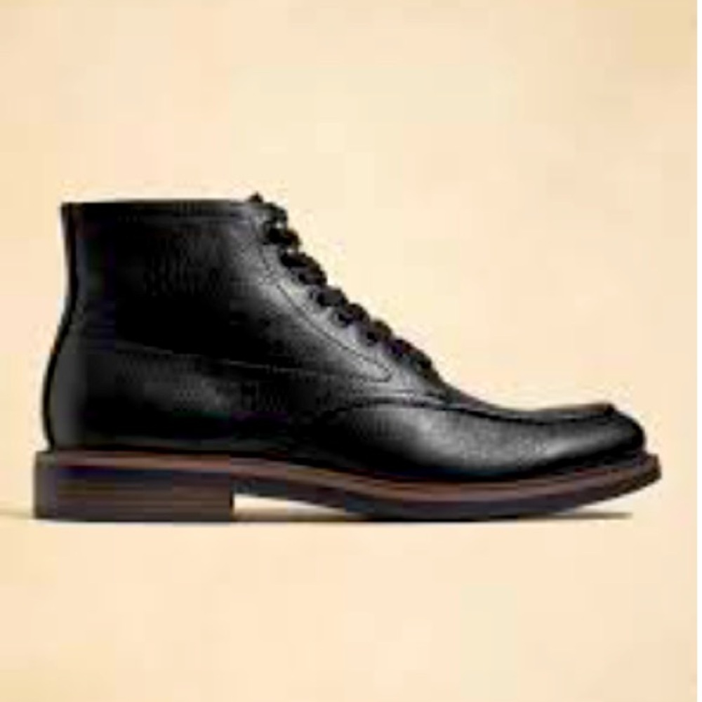 Banana Republic Moc - Toe Leather Boot NEW Size 10 Brown Black
